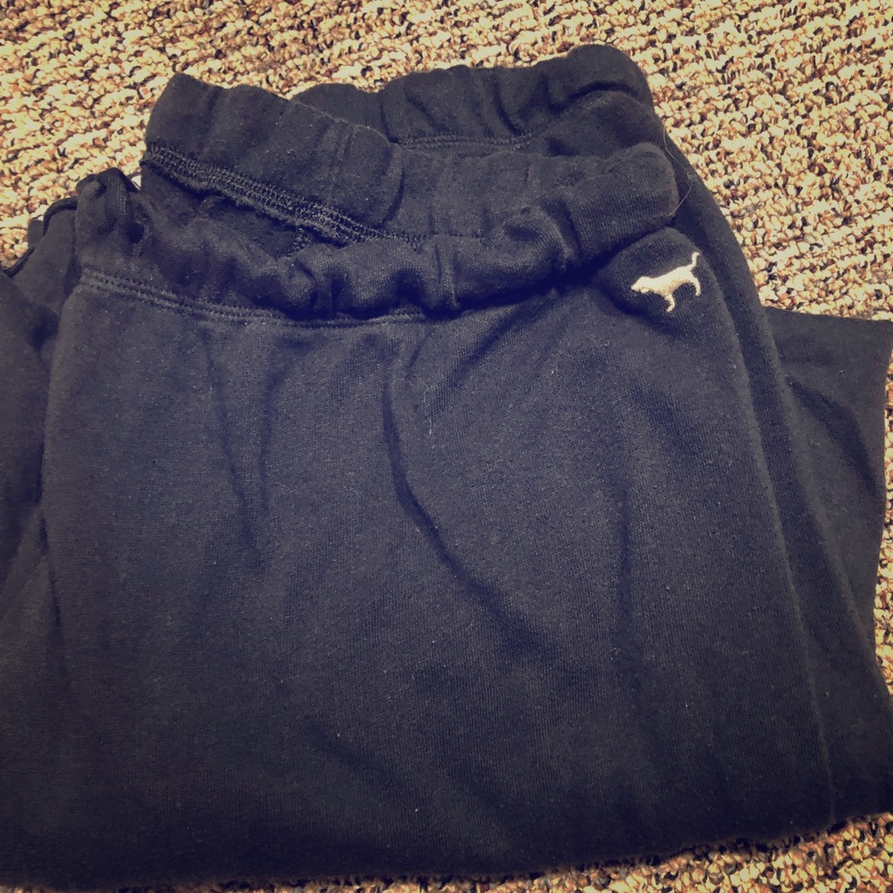 Victoria’s Secret Plain Black Sweats